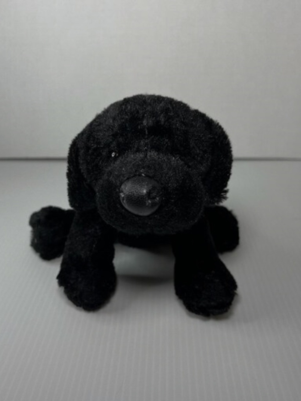 Ganz Webkinz Lil'Kinz HS136 Black Lab Retriever Dog Plush Stuffed Animal NO CODE